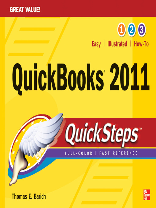 Title details for QuickBooks 2011 QuickSteps by Thomas A. Barich - Wait list